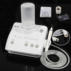 SK-E1 Dental Ultrasonic Scaler with 2*Bottles fit Woodpecker EMS Handpiece Tips