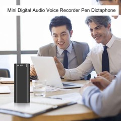 96 Hours Digital Voice Activated Audio Recorder Hidden Mini Audio MP3 Player US