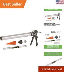 Roofing Sealant Dispenser Kit for Metal Fasteners 30oz Extension Nozzle