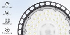 500W UFO LED High Bay Light Industrial Warehouse Factory Shop Bay Lighting