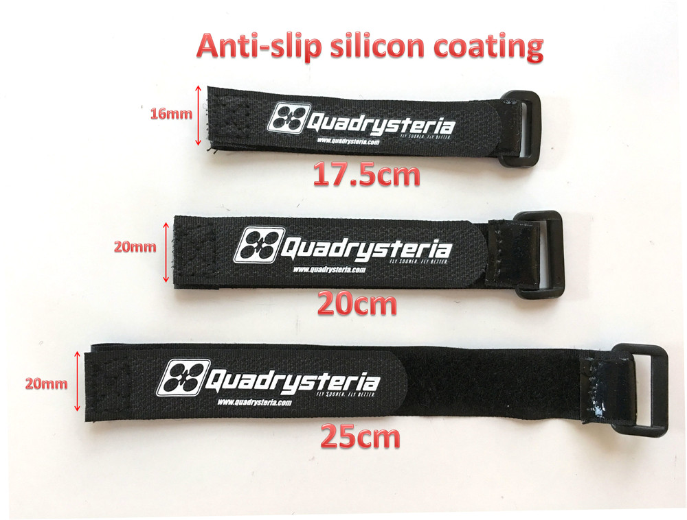 Rubberized Hook and Loop Strap