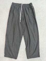 Chef Works Essential Baggy Pants L Black White Gingham Check Uniform Unisex