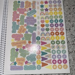 Pastel Pop Lesson Planner 8.5 inches X 11 inches