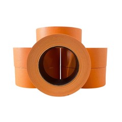 24 Rolls 2″ X 60 Yrds Orange Automotive Painters Masking Tape MADE IN USA