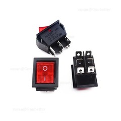 2 3 Position Rectangular Rocker Switch Latching On Off 2/3/4/6 Pin 250V 16A