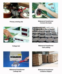 Toroidal Transformer IP67 220V to 12V/24V Rated Power 600/800/1000/1200W