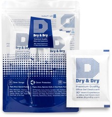 10 Gram [30 Packets] Silica Gel Packets Silica Gel Desiccants, Silica Gel Pac…