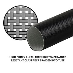 Fiberglass Sleeve Electric Wire Insulation Heat Resistant Wire Silicone Wrap Lot