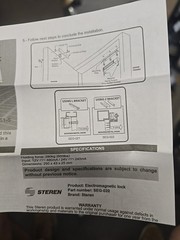 Electromagnetic Lock with 600Pound Holding Force.