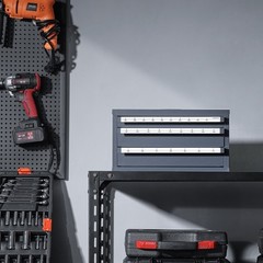 VEVOR Drill Bit Dispenser Organizer Cabinet Three-Drawer for A to Z Stackable