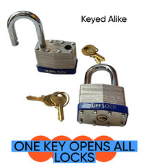 50mm 2inch Laminated Pad Locks Keyed the Same Alike