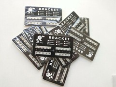 50Sets Mini MBT 022 Slot Hooks 345 Dental Orthodontics Brackets Mesh Base