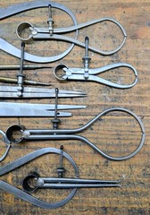 Vintage Calipers and Dividers Lot (16 Total)