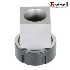 ER-40 Square+ER-40 Hex Collet Block Chuck Holder for CNC Lathe Engraving Machine