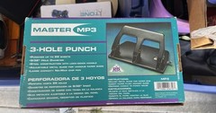 Hole Punch Master MP3 Medium Duty 3-Hole Punch 25 Sheet Cap, 9/32″ Hole
