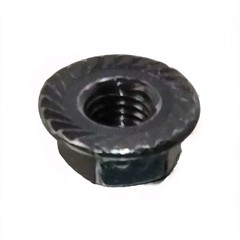 1/4-28 Surrated Flange lock Nut SAE BLACK FINISH 100 PCS. SPINLOCK LAWSON 52817