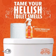 ANGRY ORANGE Toilet Tamer Bathroom Spray – Citrus Orange Spice – 6 oz