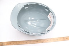 MSA V-Gard Full Brim Trican Hard Hat Fas-Trac Suspension Gray 495736