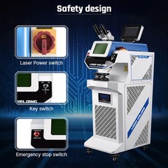 200W Jewellry Spot Laser Welding Machine Micro Precision Water Cooling For Metal