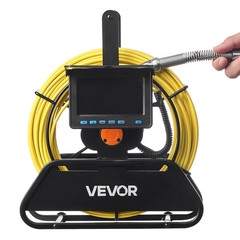 VEVOR Sewer Camera 98ft Drain Inspection, 4.3″ HD Screen (Without self-leveling)
