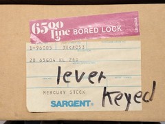 SARGENT 28-65G04 KL STOREROOM OR CLOSET CYLINDRICAL LEVER LOCK – USED NO LATCH