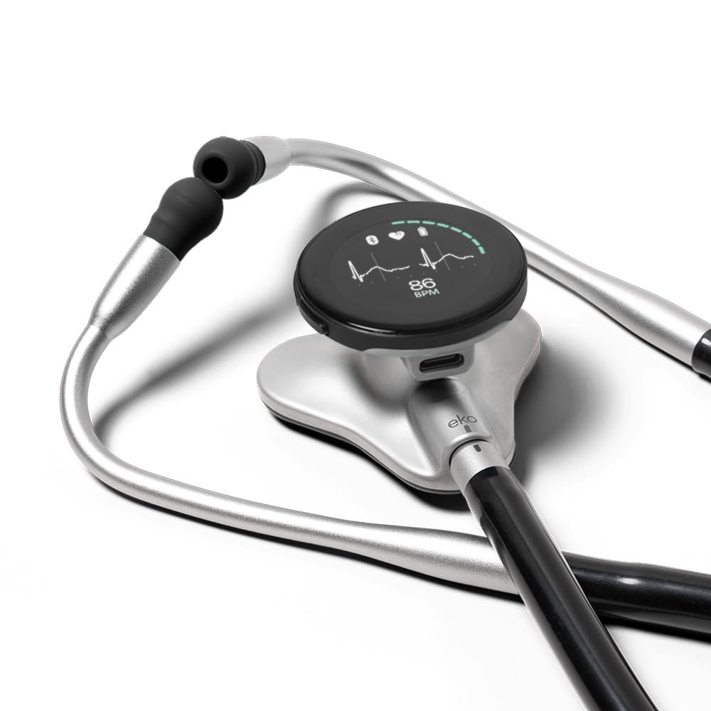 Eko CORE 500™ Digital Stethoscope — 40x Amplification, Active Noise Cancellat…