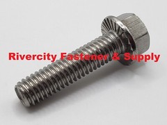 3/8-16×1-1/2 Flange Bolts 3/8×16 x 1-1/2″ Stainless Steel Screws 3/8-16 x 1-1/2