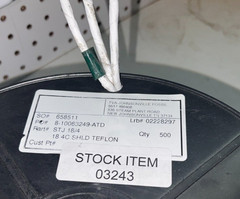 STJ 18/4 18 4C SHIELD TEFLON Strand M16878D Mil-spec Hi-Pot & Spark Tested 500′