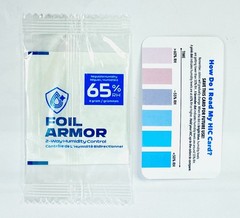 Foil Armor 65% RH 8 Gram 2-Way Humidity Control Packs for Storing 50-Pack