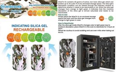 40 Gram Reusable Indicating Desiccant Gun Safe Dehumidifier Silica Gel Canister