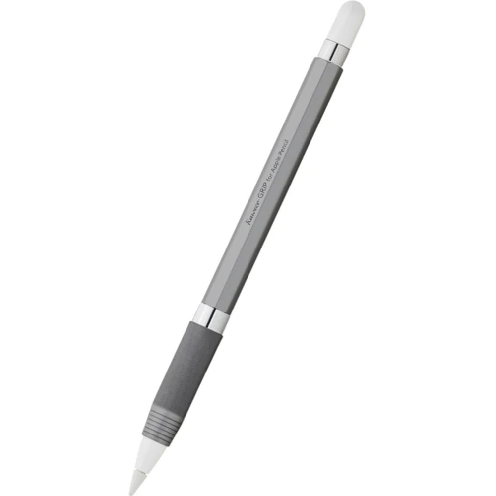 Kaweco Grip for Apple Pencil Textured Anthracite Aluminum Octagonal 10001583