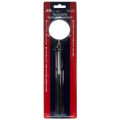 MA-Line MA-142A Round Telescoping Mirror 2-1/4in Mirror 9-1/2in Length Extends t