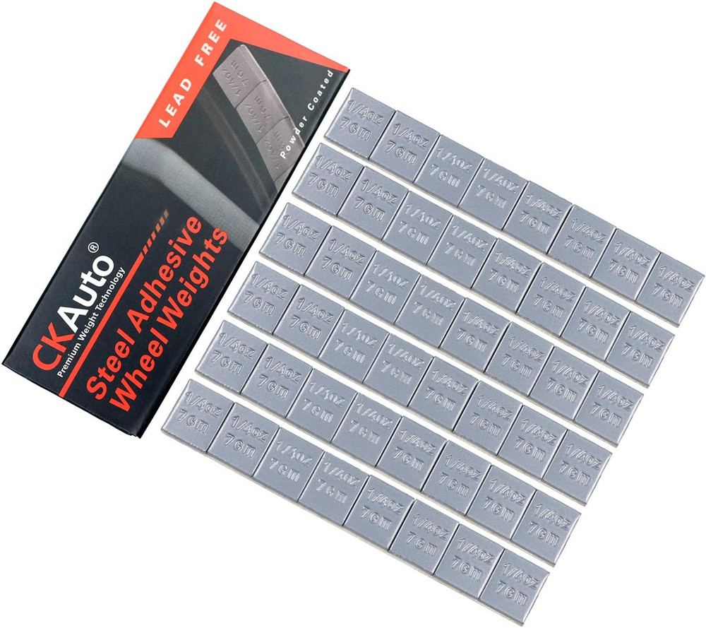 1/4oz, 0.25oz, Grey, Adhesive Stick on Wheel Weights, EasyPeel Type. Cars, Truck