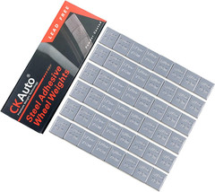1/4oz, 0.25oz, Grey, Adhesive Stick on Wheel Weights, EasyPeel Type. Cars, Truck