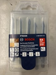 Bosch PTBX05 Hex Porcelain Tile Drill Bit Set