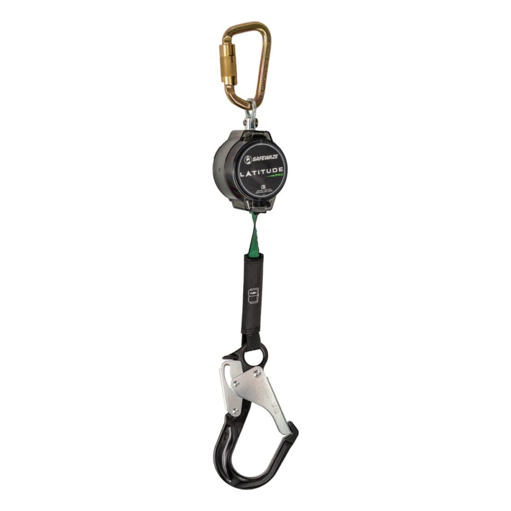 Safewaze 018-5007 Self Retracting Lifeline 7′ Web w/ Aluminum Rebar Hook