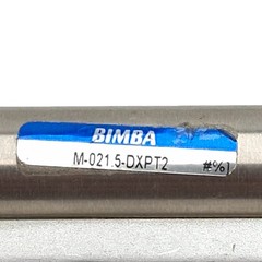 Bimba M-021.5-DXPT2 Pneumatic Cylinder, ø9/16in Bore, 1-1/2in Stroke, UNF0.190