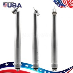Denshine 45 Degree Surgical High Speed Handpiece Push Button 4 Holes One Spray
