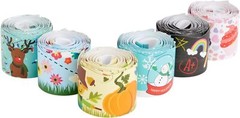 Bright Creations 6-Rolls 234 Feet of 36 x 2.25 x 0.01 inches, Multicolor