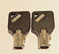 Sentry SafeTubular Replacement Keys Cut Key Code 2001 – 2100 Engraved Black