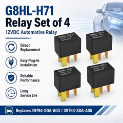 Relay G8HL-H71 Pack of 4, Automotive Relay 12VDC 39794-SDA-A03 39794-SDA-A05 …