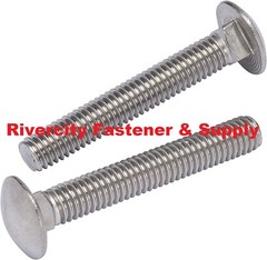 3/8-16×2-1/2 Stainless Carriage Bolts 3/8×16 x 2-1/2″ Screws 3/8-16 x 2.5