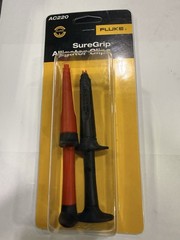 New Authentic Fluke AC220,SureGrip™ Alligator Clips