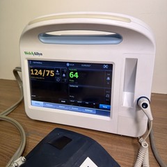 Welch Allyn Connex 6000 VSM Vital Signs Monitor NIBP BP Cuff Temperature Temp