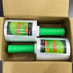 2-Pack Industrial Mini Clear Stretch Wrap Film 80 Gauge 5.1″ 1000ft for Pallet