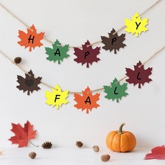 jijAcraft 150Pcs Maple Leaves Tags with String – 5 Colors Fall Gift Tags, 2.4…