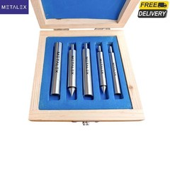 5 Pc Edge Center Finder Set Single Double End Wiggler Milling CNC Steel Tool Kit