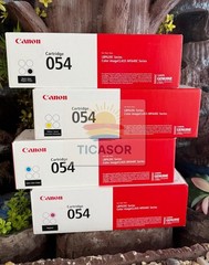 Canon 054 Genuine Toner Cartridge 4-Color set Black Cyan Yellow Magenta