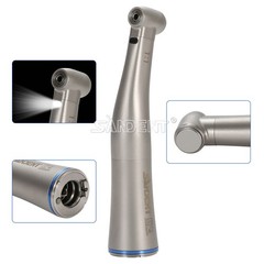 Dental 1:1 Fiber Optic LED Contra Angle Handpiece 4 Spray Push Button fit NSK fo