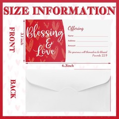 Church Offering Envelopes Tithe Cash Bill Size Checks Donations 200 PCS